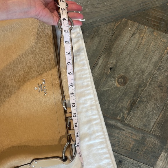 Prada Tan Leather Shoulder Bag - Picture 17 of 17